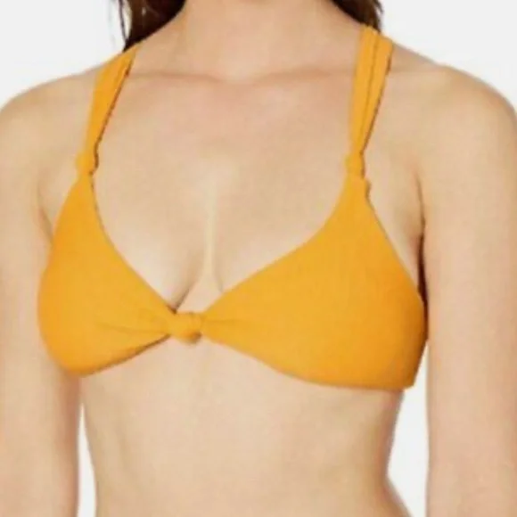 Nwt Bar III Like it or Knot Swim Bikini Top - Picture 1 of 5